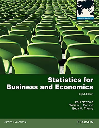 9780273767176: Statistics for Business and Economics with MyMathLab Global XL: Global Edition