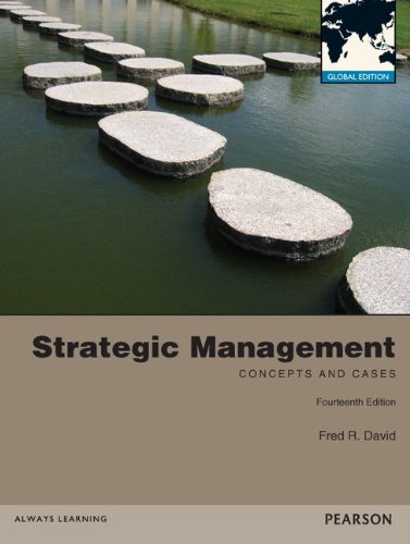 Strategic Management, Plus MyManagementLab with Pearson Etext (9780273767589) by David, Fred