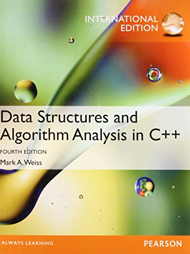 9780273769385: Data Structures and Algorithm Analysis in C++, International Edition