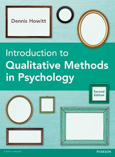 Imagen de archivo de Introduction to Qualitative Methods in Psychology a la venta por WorldofBooks