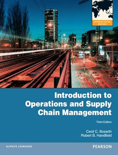Beispielbild fr Introduction to Operations and Supply Chain Management. zum Verkauf von Phatpocket Limited