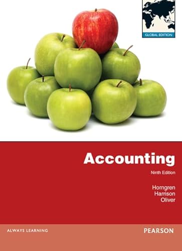 Accounting: Global Edition (9780273770268) by Charles T. Horngren