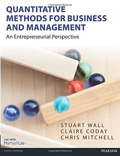 Beispielbild fr Quantitative Methods for Business & Management: An Entrepreneurial Perspective zum Verkauf von WorldofBooks