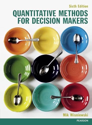 Beispielbild fr Quantitative Methods for Decision Makers zum Verkauf von AwesomeBooks