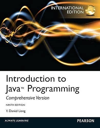 Stock image for Introduction to Java Programming, Comprehensive Version: International Edition for sale by WorldofBooks