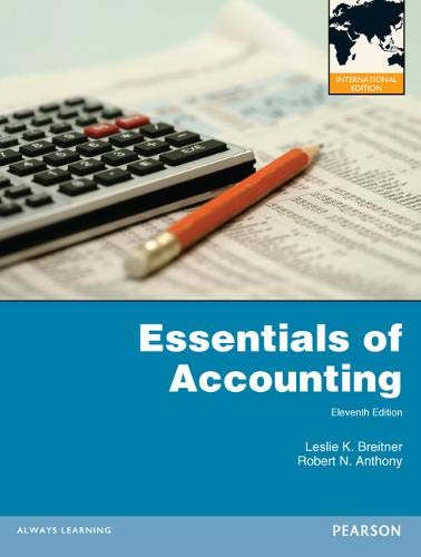 Essentials of Accounting with MyAccountingLab: International Editions (9780273771517) by Breitner, Leslie K.