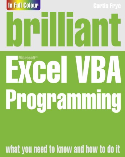 9780273771975: Brilliant Excel VBA Programming