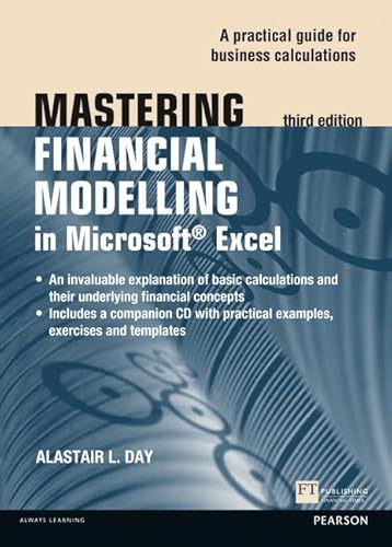 Imagen de archivo de Mastering Financial Modelling in Microsoft Excel : A Practitioner's Guide to Applied Corporate Finance a la venta por Better World Books