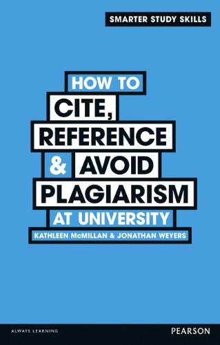 Stock image for How to Cite, Reference & Avoid Plagiarism at University (Smarter Study Skills) for sale by AwesomeBooks