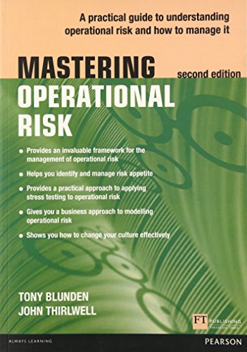Beispielbild fr Mastering Operational Risk zum Verkauf von Blackwell's