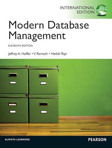 Imagen de archivo de Modern Database Management a la venta por ThriftBooks-Dallas