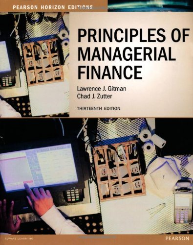 9780273779865: Principles of Managerial Finance: Horizon Edition