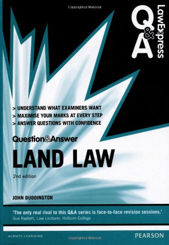 9780273783558: Law Express Question and Answer: Land Law (Law Express Questions & Answers)