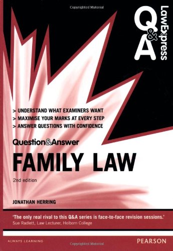 Beispielbild fr LAW EXPRESS QUESTION & ANSWER FAMILY LAW zum Verkauf von Kennys Bookshop and Art Galleries Ltd.