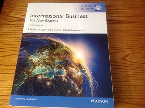 International Business, Global Edition - S. Tamer Cavusgil, Pervez Ghauri, Gary Knight et John Riesenberger