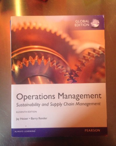 Imagen de archivo de Operations Management a la venta por SecondSale