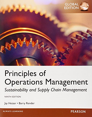 Stock image for Principles Of Operations Management, Global Edition for sale by AwesomeBooks