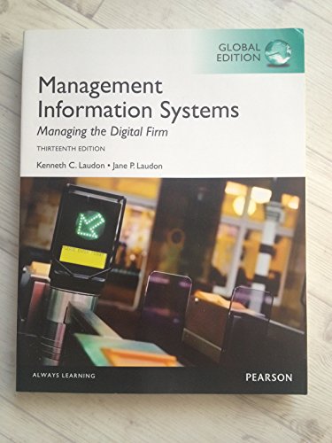 Imagen de archivo de Management Information Systems, Global Edition a la venta por Anybook.com