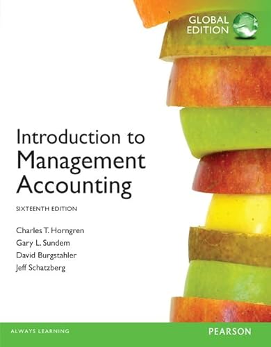 9780273790013: Introduction to Management Accounting, Global Edition