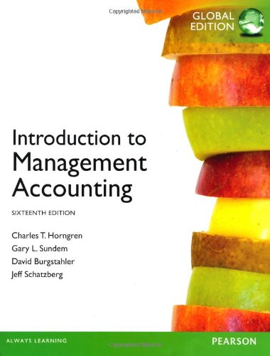 9780273790679: Introduction to Management Accounting, plus MyAccountingLab with Pearson eText, Global Edition