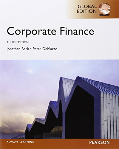 Beispielbild fr Corporate Finance, Global Edition zum Verkauf von Ammareal