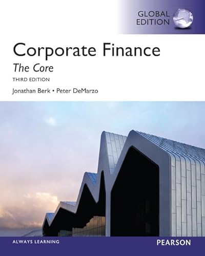 Stock image for Corporate Finance : The Core, Global Edition for sale by Better World Books Ltd