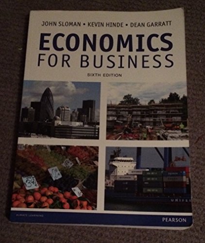 Imagen de archivo de Economics for Business a la venta por AwesomeBooks