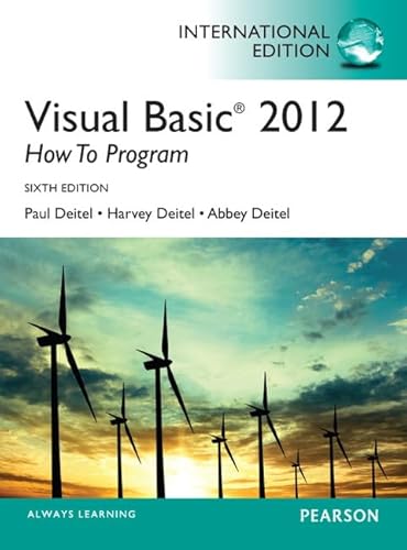 9780273793281: Visual Basic 2012 How to Program: International Edition