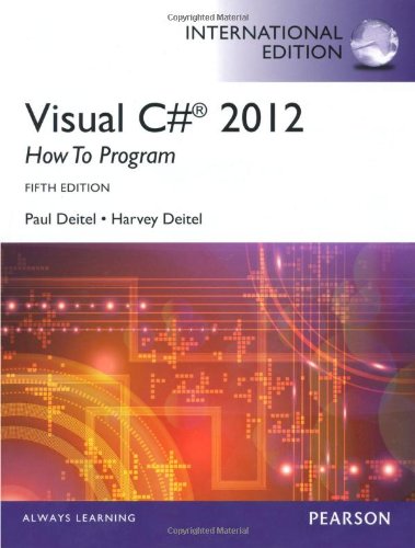 9780273793304: Visual C# 2012 How to Program, International Edition