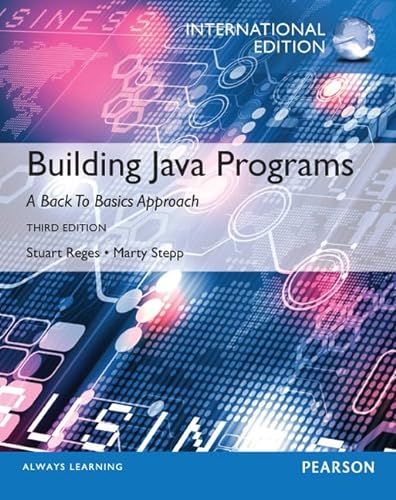 9780273793335: Building Java Programs, International Edition