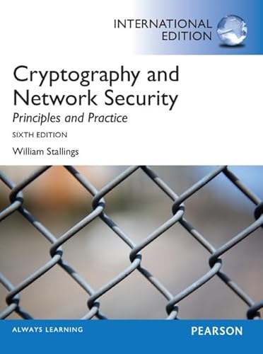 9780273793359: Cryptography and Network Security: Principles and Practice, International Edition