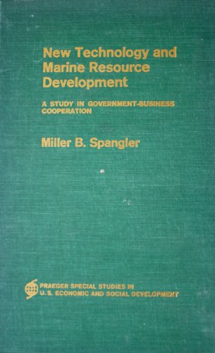 Stock image for New Technology and Marine Resource Development (Praeger special studies in U.S. economic and social development) for sale by Zubal-Books, Since 1961