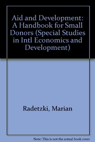 Imagen de archivo de Aid and Development: A Handbook for Small Donors (Special Studies in Intl Economics and Development) a la venta por mountain