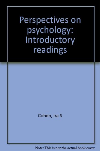 9780275510800: Perspectives on psychology: Introductory readings