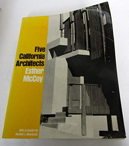 Beispielbild fr Five California Architects zum Verkauf von Better World Books