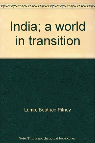 9780275850807: India; a world in transition