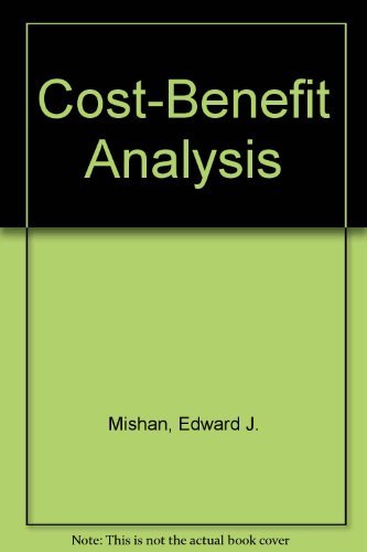 Beispielbild fr Cost-Benefit Analysis zum Verkauf von Wonder Book