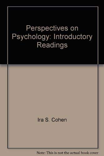 Stock image for Perspectives on Psychology: Introductory Readings for sale by HPB-Red