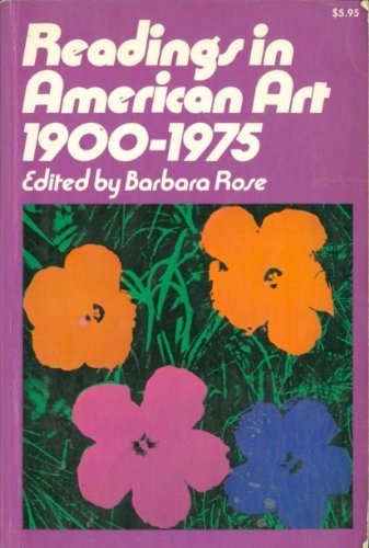 Beispielbild fr Readings in American Art since 1900-1975 zum Verkauf von Better World Books