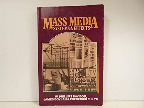 Stock image for Mass media: Systems and effects for sale by Dunaway Books