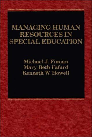 9780275911546: Managing Human Resources in Special Education