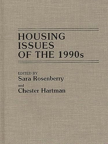 Beispielbild fr Housing Issues of the 1990's zum Verkauf von Revaluation Books