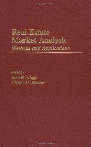 Imagen de archivo de Real Estate Market Analysis: Methods and Applications a la venta por Project HOME Books