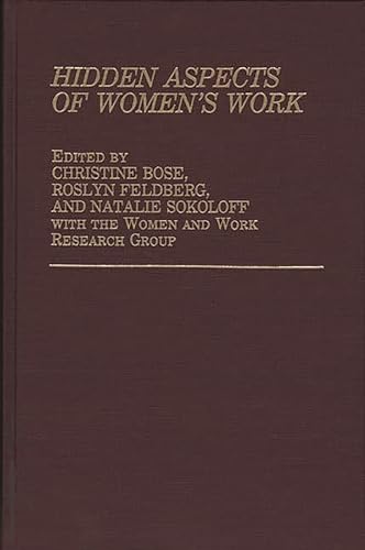 Stock image for Hidden Aspects of Women's Work for sale by Better World Books