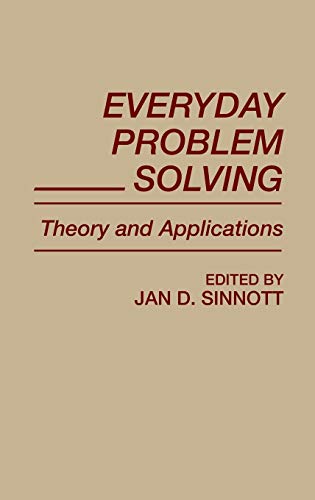 Imagen de archivo de Everyday Problem Solving : Theory and Applications a la venta por Better World Books