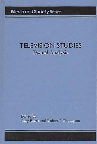 Stock image for Television Studies: Textual Analysis for sale by Revaluation Books