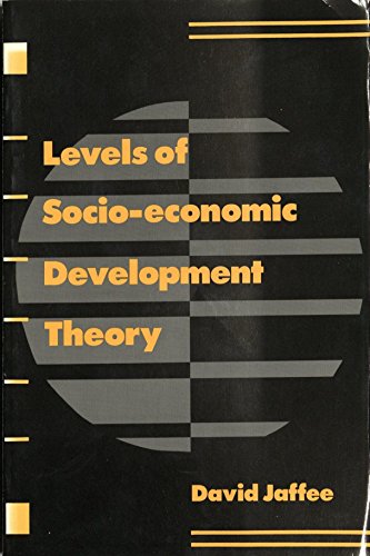 Stock image for Levels of Socio-Economic Development Theory for sale by HPB-Red