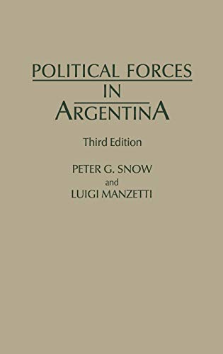 Beispielbild fr Political Forces in Argentina zum Verkauf von Better World Books