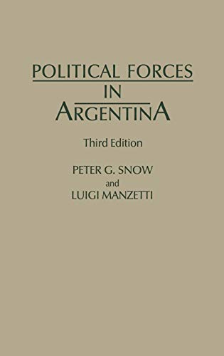 Imagen de archivo de Political Forces in Argentina a la venta por Better World Books