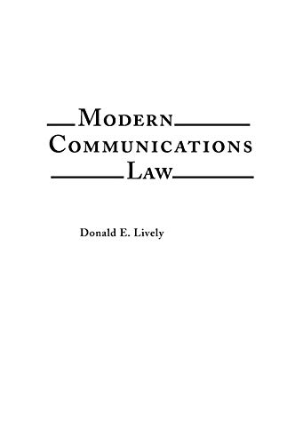 Stock image for Modern Communications Law for sale by Better World Books
